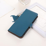 For Xiaomi Redmi Note 13 Pro 4G / POCO M6 Pro 4G Genuine Leather Magnetic RFID Leather Phone Case(Blue)