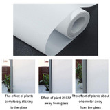 Electrostatic Frosted Anti-Peep Glass Thermal Insulation Window Film, Length: 30cm Wide/Meter(Glue-free Pure Matte)
