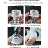 Fully Automatic Washing Machine Water Inlet Hose Adapter, Length: 3m