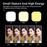Mini Magnetic Fill Light Rechargeable Tri-Color Temperature Selfie Light