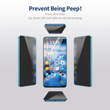 For Samsung Galaxy S23 FE 5G 5pcs ENKAY Hat-Prince 360 Degree Anti-peeping Privacy Full Screen Tempered Glass Film