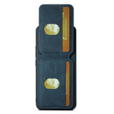 For Xiaomi 13 Pro Suteni H02 Litchi Leather Card Wallet Stand Back Phone Case(Blue)