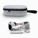 JYS-APP001 For Apple Vision Pro Headset Storage Bag VR Glasses Anti-Scrape Portable Bag, Color: Gray Felt