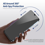 For Samsung Galaxy A24 5G ENKAY Hat-Prince 360 Degree Anti-peeping Privacy Full Screen Tempered Glass Film