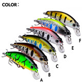 PROBEROS DW592 Sinking Minnow Lure Long Casting Fake Bait Bionic Plastic Hard Bait(Color E)