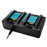 For Makita DC18RC 14.4-18V Lithium Battery Dual Charger, Specification: EU Plug