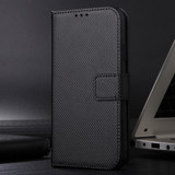 For Boost Mobile Bounce 4G Diamond Texture Leather Phone Case(Black)
