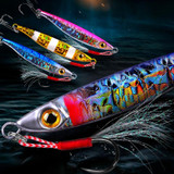 PROBEROS LF126 Long Casting Lead Fish Bait Freshwater Sea Fishing Fish Lures Sequins, Weight: 15g(Luminous Color A)