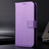 For ZTE Blade A54 Diamond Texture Leather Phone Case(Purple)