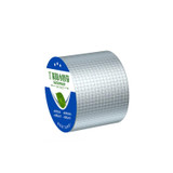 1.2mm Thickness Butyl Waterproof Tape Self-Adhesive Aluminum Foil Tape, Width x Length: 10cm x 5m