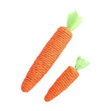 Carrot Cat Chew Rope Toy Bite Resistant Stick Built-in Bell, Size: Large 20cm