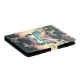 For 7 inch  Tablet PC Universal Coloured Drawing Pattern Horizontal Flip Leather Case with Holder & Card Slot(Butterflies)