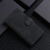 For TCL 502 Skin Feel Magnetic Flip Leather Phone Case(Black)