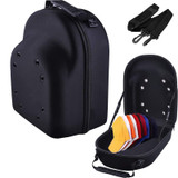EVA Lightweight Durable Zipper Hat Storage Bag(Black)