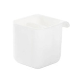 Desktop Computer Monitor Auxiliary Pen Holder Desk Adhesive Storage Box, Color: Square Double-layer-White