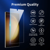 For Samsung Galaxy S23 5G 3pcs 0.16mm 9H Nanoglass Fingerprint Unlock Screen Film with 2pcs Lens Film