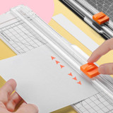 HUANMEI For A3 A4 A5 Paper Cutter With Pull-out Ruler DIY Small Portable Photo Die Cutting Machine(White)
