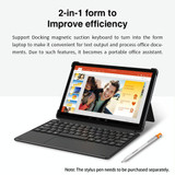 CHUWI Surpad 4G LTE Tablet PC, 10.1 inch, 4GB+128GB, with Keyboard, Android 10.0, Helio MT6771V Octa Core up to 2.0GHz, Support Dual SIM & OTG & Bluetooth & Dual Band WiFi, EU Plug (Black+Grey)