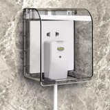 Self-adhesive Switch Socket Anti-leakage Protective Cover Waterproof Box(Type 86 White)