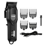 WMARK NG-119 Men Hair Trimmer Rechargeable Clipper With LED Display(Black)