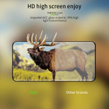 For Honor 100 Pro MOFI 9H 3D Hot Bending Tempered Glass Film(Black)
