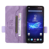 For ASUS Zenfone 8 / 8 Pro Magnetic Clasp Leather Phone Case(Purple)