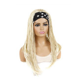 Colored Small Dirty Braid Wig Headgear Hair Band Style Small Braid Wig Headgear(24T613#2 Stars)