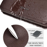 WEIXIER W125 Men Clutch Bag Password Zipper Business Phone Case(Brown)