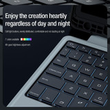 For Samsung Galaxy Tab S9 / S9 5G Nillkin Backlit Version Bumper Combo Keyboard Case