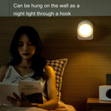 Eye-care Study Desk Lamp Dormitory Bedside Reading Rechargeable Clip-On Night Lamp(White)