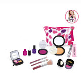 Children Cosmetics Toy Set Simulation Girl Make-up Pretend Play Toys, Style: 11 PCS / Set Graffiti Bag 