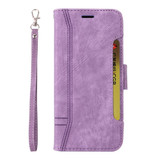 For Xiaomi Poco X6 5G / Redmi Note 13 Pro 5G Global BETOPNICE Dual-side Buckle Leather Phone Case(Purple)