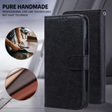 For Xiaomi Redmi Note 13 5G Skin Feeling Oil Leather Texture PU + TPU Phone Case(Black)