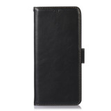 For Xiaomi Redmi Note 13 Pro 4G/Poco M6 Pro Magnetic Crazy Horse Texture Genuine Leather RFID Phone Case(Black)