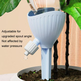 Home Watering Drip Waterer Automatic Watering Adjustable Soaker(Blue)