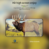 For Motorola Moto Edge 40 Neo PINWUYO 9H 3D Hot Bending Tempered Glass Film(Black)