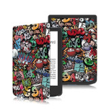 For PocketBook Verse Pro Painted Voltage Caster Leather Smart Tablet Case(Graffiti)