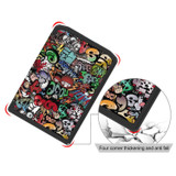 For PocketBook Verse Pro Painted Voltage Caster Leather Smart Tablet Case(Graffiti)