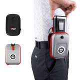 PGM ZP040 Golf Rangefinder Waist Pack Lightweight Portable Belt Ball Bag(Gray-red)