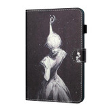 For Amazon Kindle Fire HD10 2023/2021 Coloured Drawing Stitching Smart Leather Tablet Case(Star Girl)