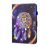 For Amazon Kindle Fire HD10 2023/2021 Coloured Drawing Stitching Smart Leather Tablet Case(Starry Sky Wind Chime)