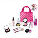 Children Cosmetics Toy Set Simulation Girl Make-up Pretend Play Toys, Style: 11 PCS / Set Polka Dot Bag