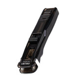 5 PCS Deli Office Stationery Supplementary Clip Push Clipper, Specification: 8591A (Black)