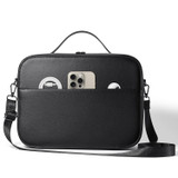 For Apple Vision Pro Headset Multifunctional Storage Bag Carrying Case(Black)