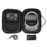 For Apple Vision Pro Headset Multifunctional Storage Bag Carrying Case(Black)