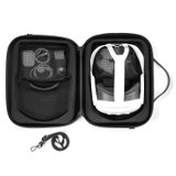 For Apple Vision Pro Headset Multifunctional Storage Bag Carrying Case(Black)