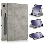 For Samsung Galaxy Tab A9+ 360 Rotation Stand Smart Leather Tablet Case(Grey)