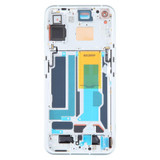 For Nothing Phone1 A063 LCD Screen Digitizer Full Assembly with Frame (Silver)