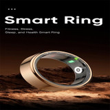 R02 SIZE 10 Smart Ring, Support Heart Rate / Blood Oxygen / Sleep Monitoring / Multiple Sports Modes(Gold)