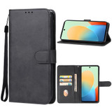 For Tecno Pop 8 Leather Phone Case(Black)